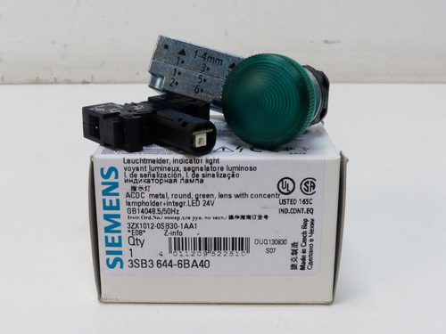 SIEMENS 3SB3 644-6BA40