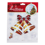 Наклейка новогодняя 18*23 см, 12 вид микс , пакет