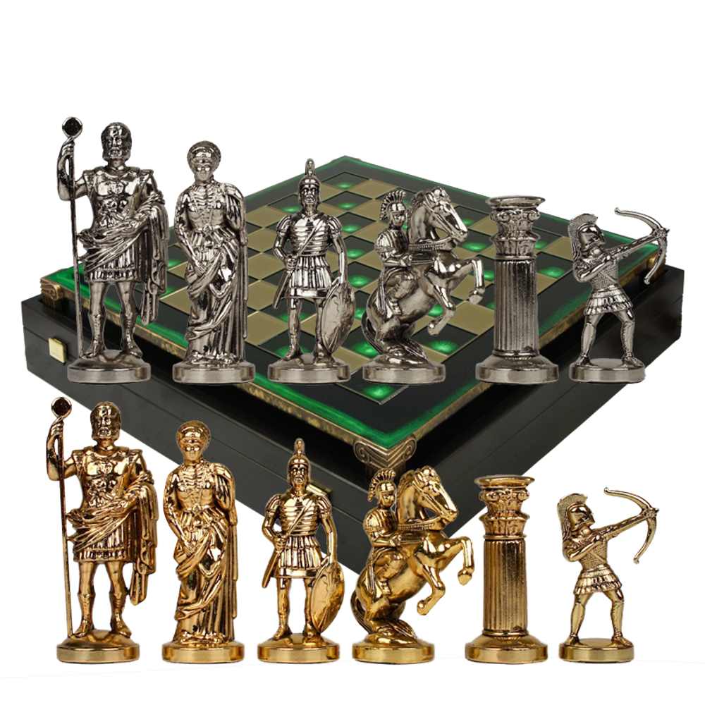 Manopoulos Шахматы подарочные Античные войны