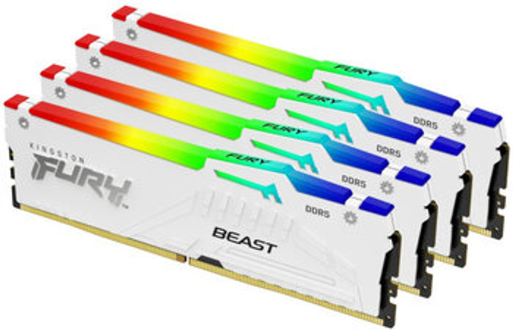 Оперативная память KINGSTON FURY Beast DDR5 128GB 5200MHz CL40 KF552C40BWAK4-128