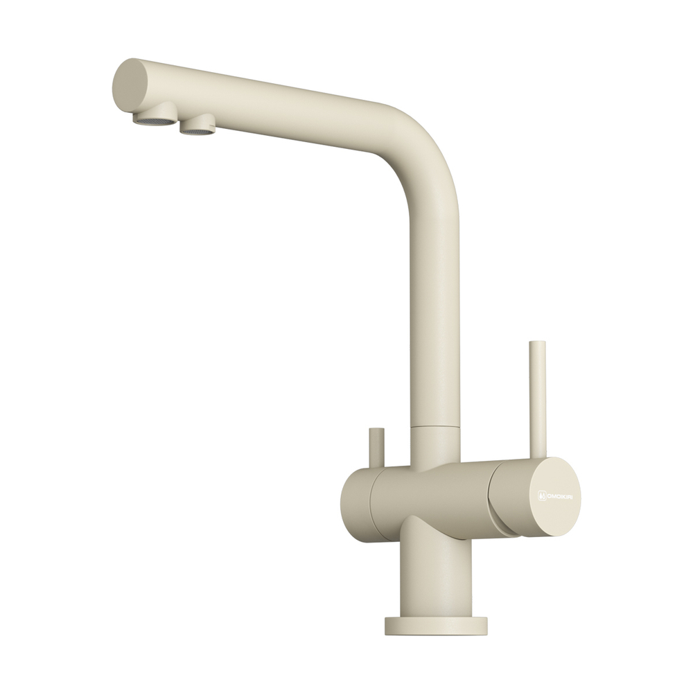 Смеситель Nagano-P-BE латунь/ваниль