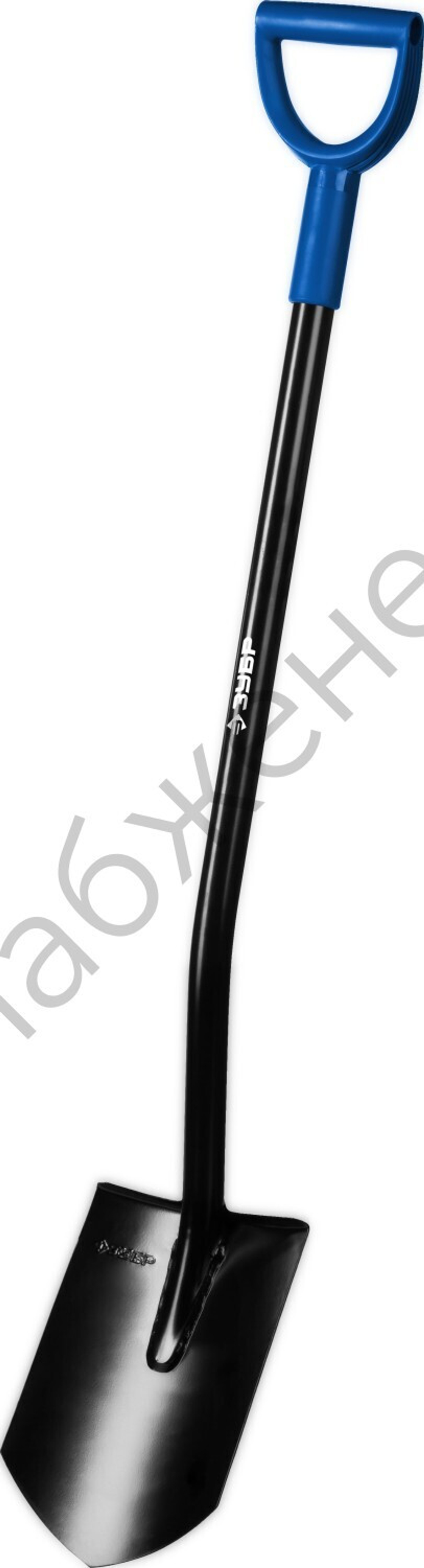 ЗУБР Артель, 290 х 195 х 1200мм, полотно 1.7 мм, закалено, стальной изогнутый черенок с рукояткой, тип ЛКО, штыковая лопата, Профессионал (39555)