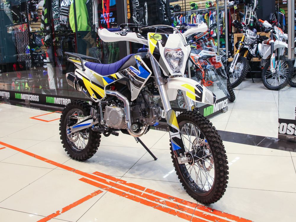 Питбайк Racer RC-CRF140E 17/14 Синий