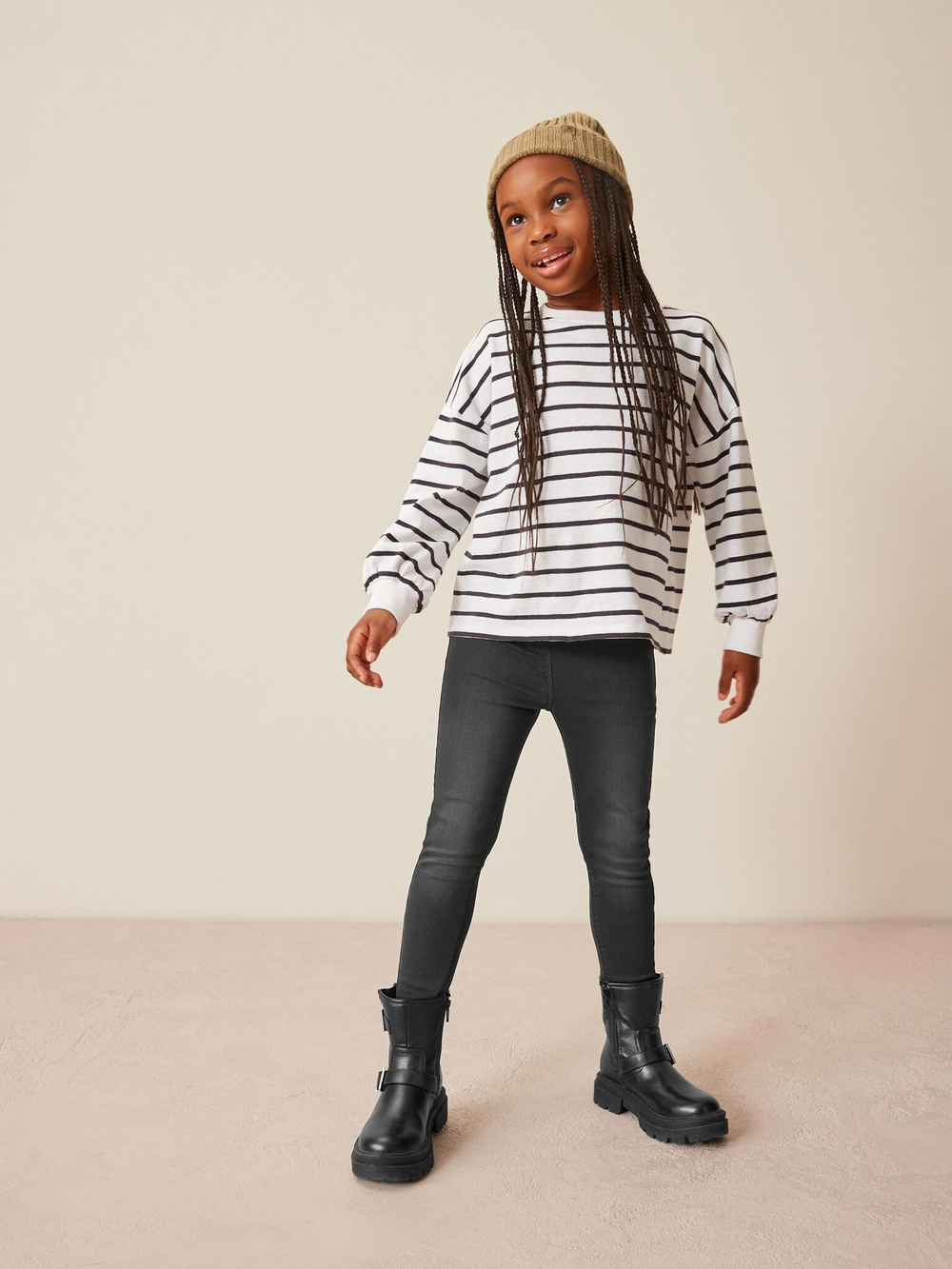 Джегинсы для девочки Next 175-657, Темно-серый