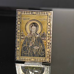 Икона Матрона Московская карманная