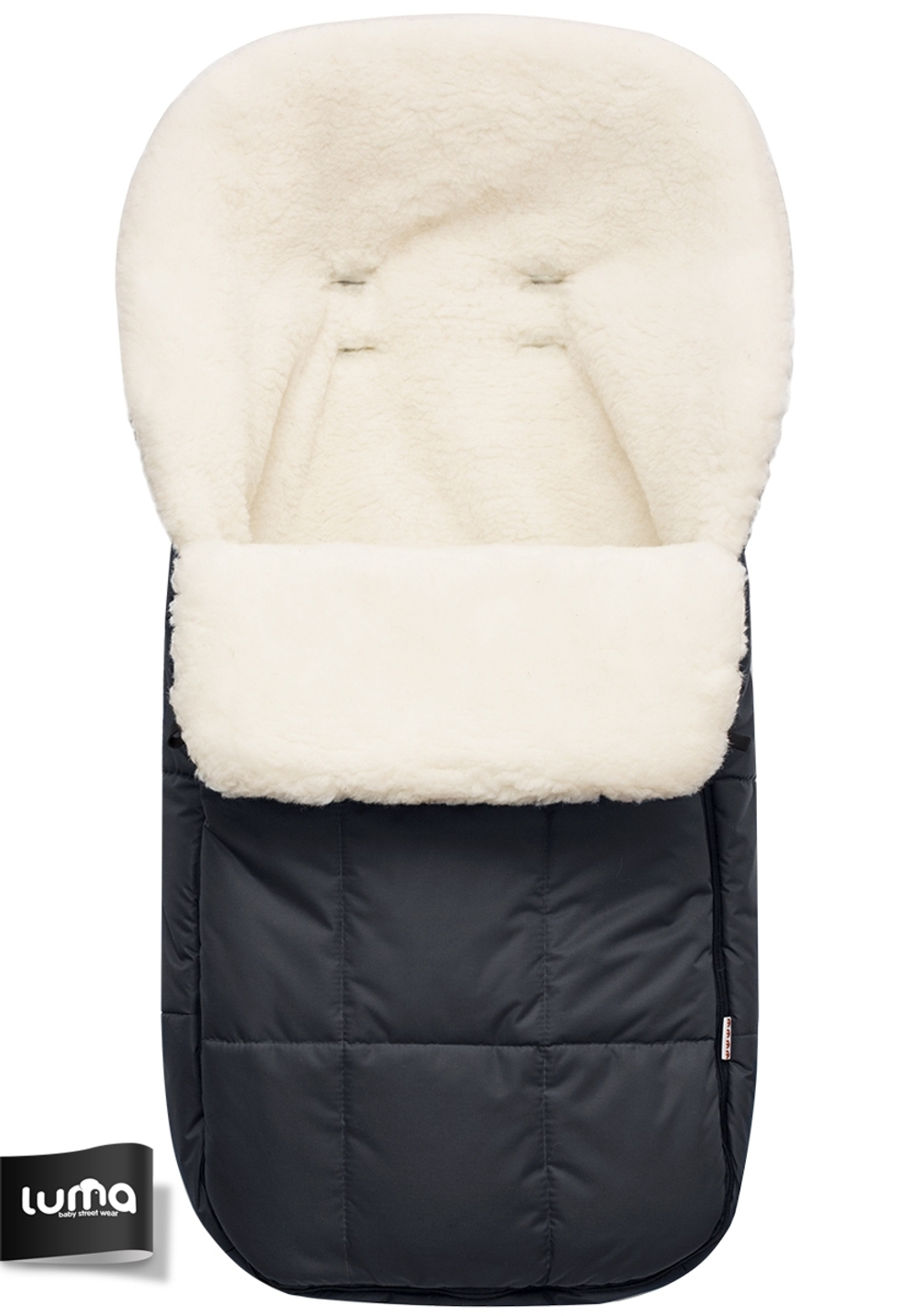 Конверт для коляски меховой Luma Forma Classic gray