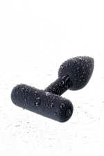 Анальная вибровтулка Erotist Shaft черная 6,9 см