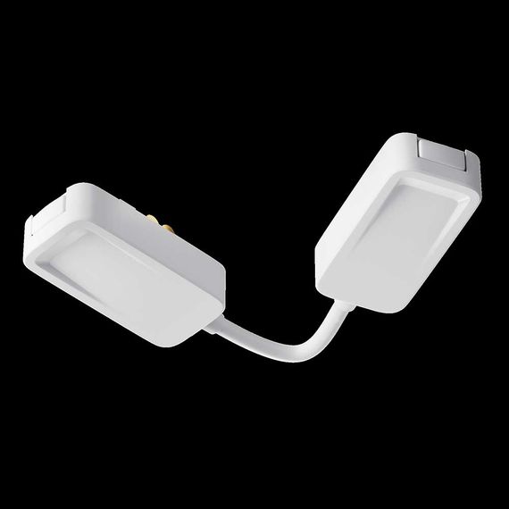 Коннектор питания L-образный Maytoni Technical Radity TRA084CPC-W-12