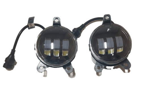 Фара п/туман. /Г-3302 Бизнес/ 3 LED 30W 10-30V 90*90*72 белый, встраиваемая (2 шт) (GrandeLight)