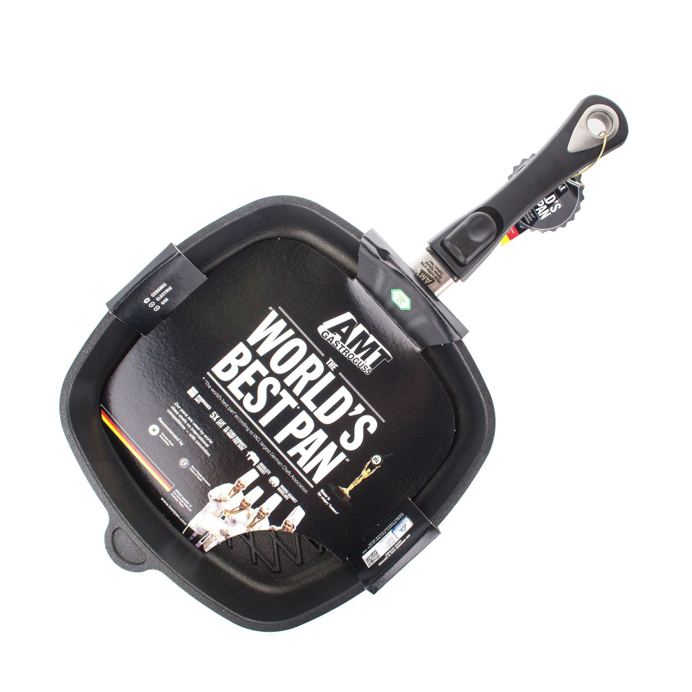 Сковорода гриль 28см AMT Gastroguss Frying Pans AMT E285BBQ Германия фото