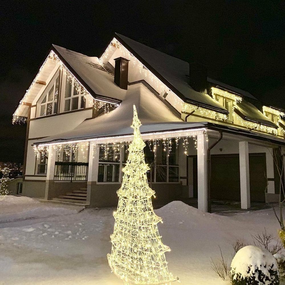 Световая фигура «Елочка» ажурный каркас