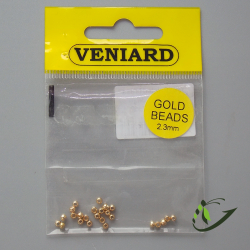 VENIARD Латунные головки brass beads 2.3mm 2Xsmall