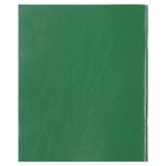 Тетрадь бумвинил, А5, 48 л., скоба, офсет №1, клетка, с полями, STAFF, ЗЕЛЕНЫЙ, 403413