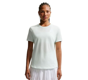Женская теннисная футболка Nike Sportswear Club Essentials - barely green/white