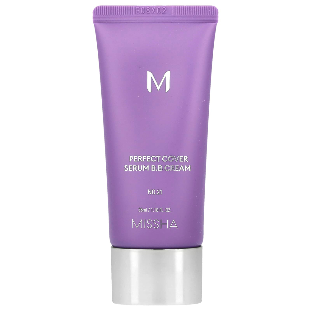 Missha, Perfect Cover Serum, BB-крем, № 21 светлый бежевый, 35 мл (1,18 жидк. унции)