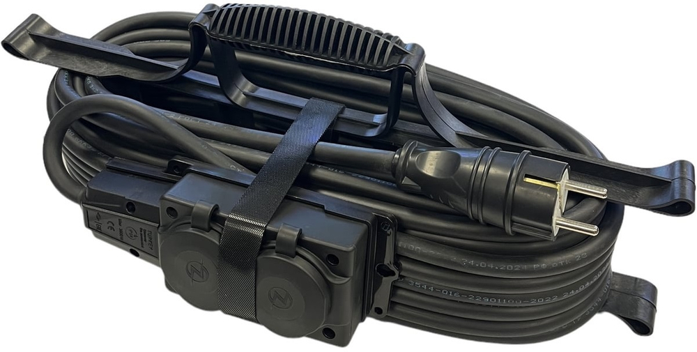 Удлинитель силовой iTOK i-CONNECT-COLOR-SUR-PVS-215-2-54-15-BLACK