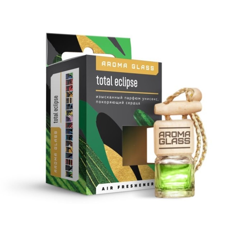 Ароматизатор подвесной  Aroma Glass  Total Eclipse (изысканный парфюм унисекс) (FOUETTE)