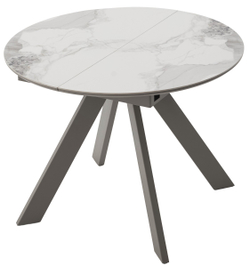 Стол БОНЖУР 100 PANDORA LIGHT, керамика / ЛАТТЕ каркас М-City