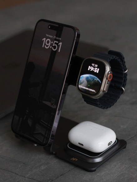 Беспроводная зарядная станция 3 в 1