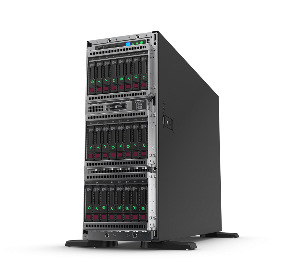 Башенный сервер - HP Enterprise ProLiant ML350  Gen10, 4U Башня, 4x 3.5“, 1x Xeon[4208] 8 Cores, 16Gb, P11050-001