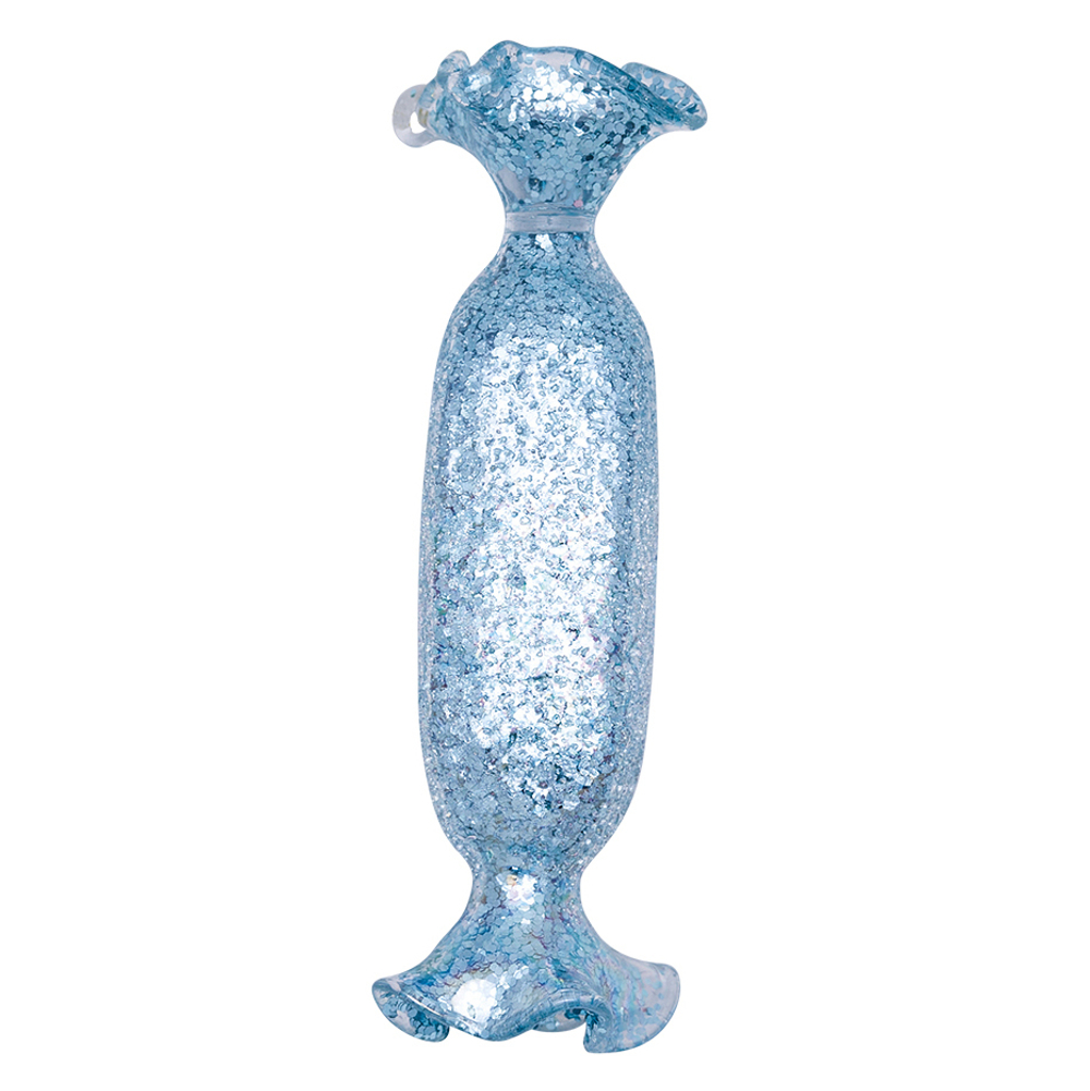 Ёлочная игрушка "Конфета" pale blue, large