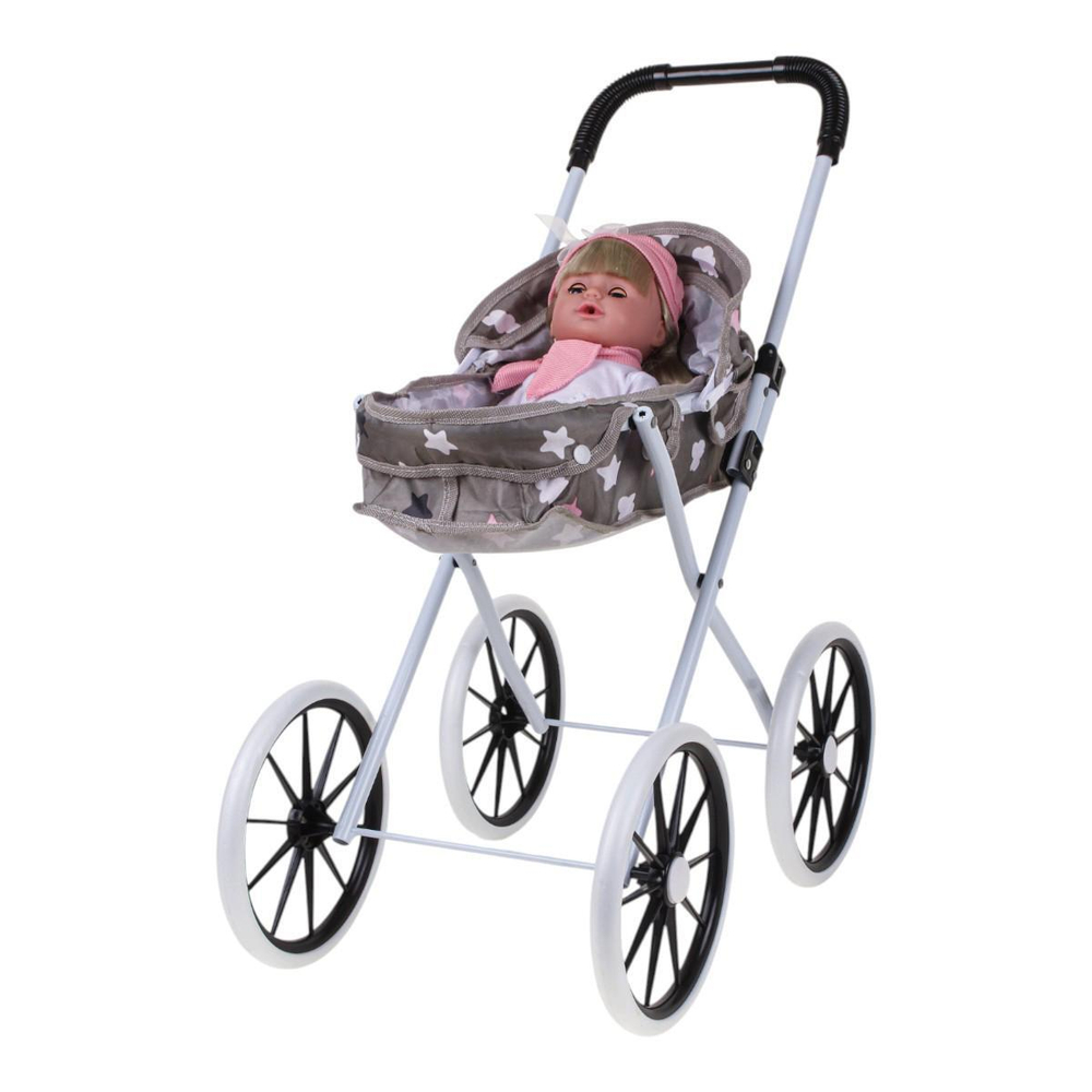 Коляска для куклы лежачая, пакет Z918-11
