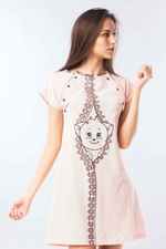 Пижама женская сорочка+халат КЖ 0043