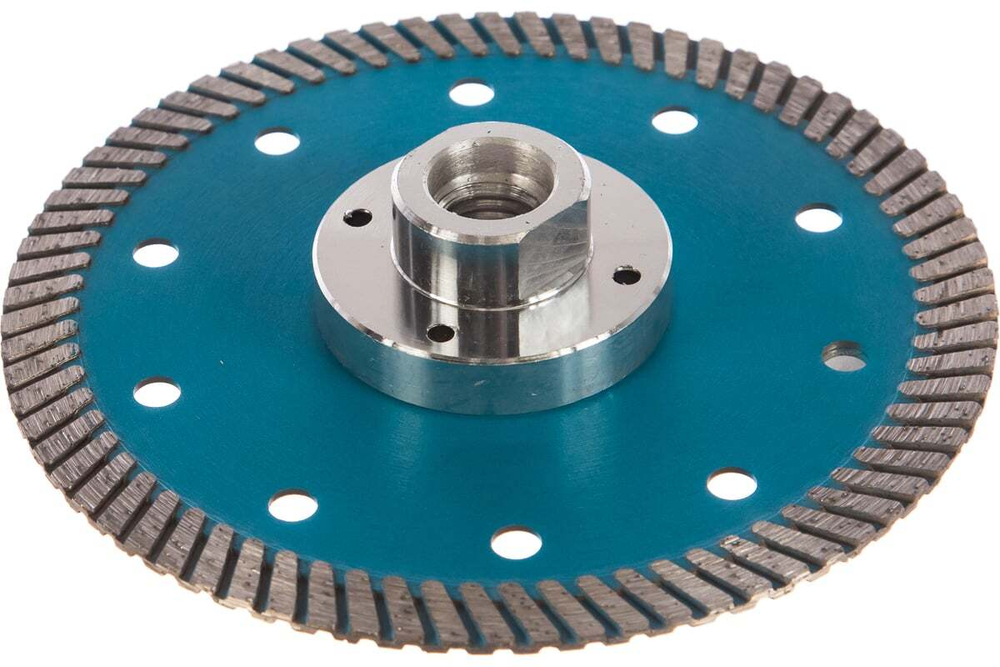 125 Диск алмазный турбо Trio-Diamond Flange125*10*M14 толщина реж. кромки 2.4 mm