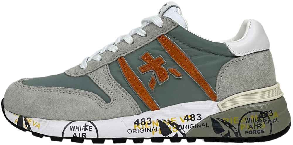 Premiata Lucy 3125 Green Grey Brown