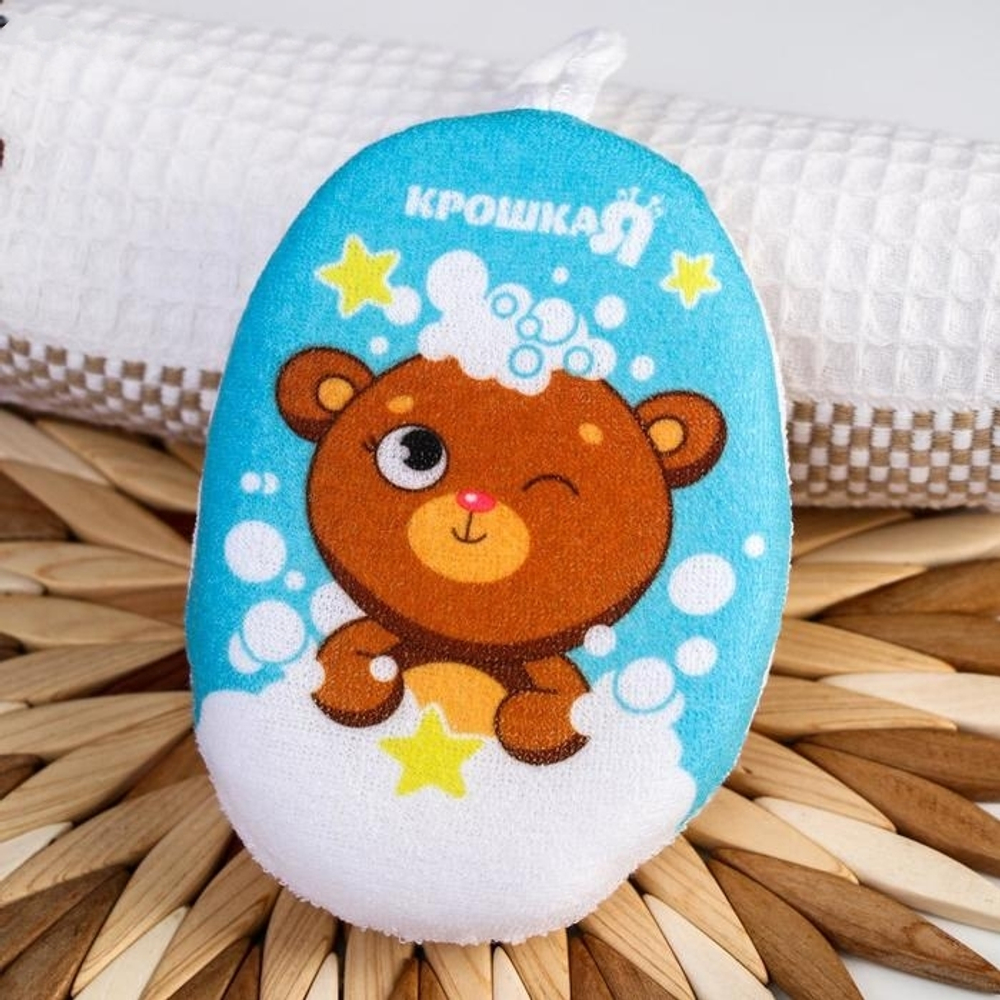 4756860 Мочалка махровая "Мишка"