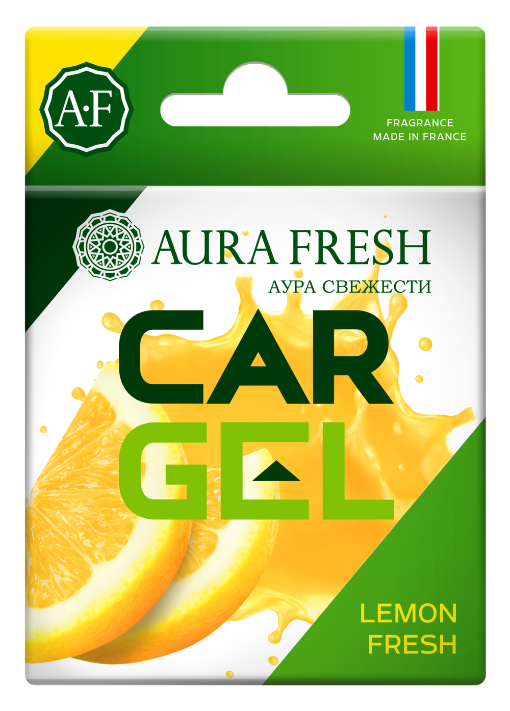 Аром-р AURA FRESH CAR GEL Lemon Fresh