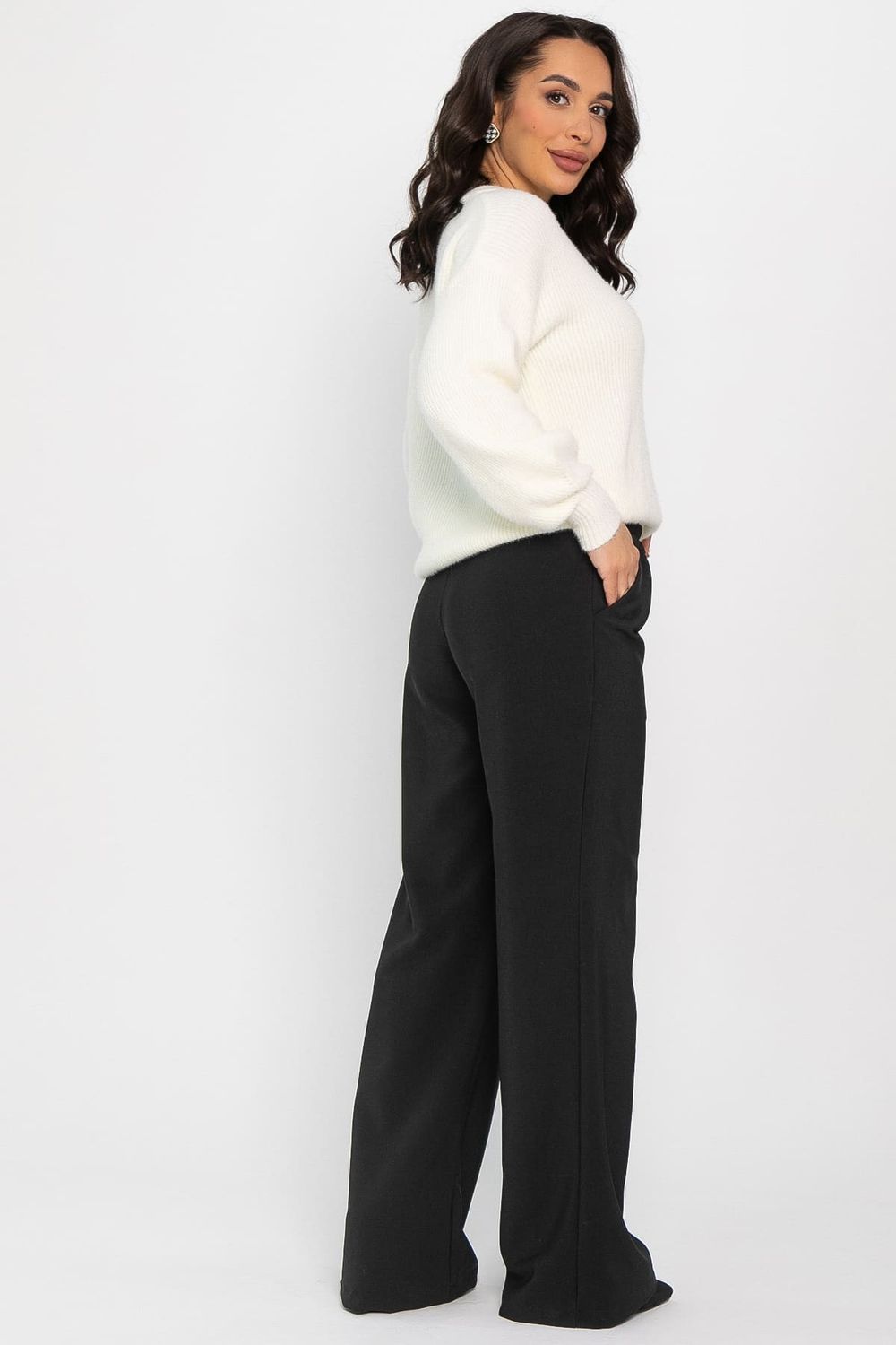 Брюки на резинке Бинори (черные) Б14405-30М LT Collection