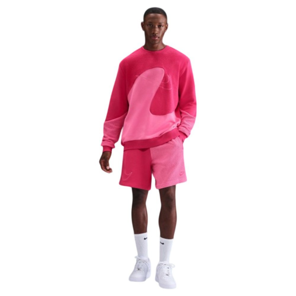 Баскетбольная толстовка Nike Standard Issue Basketball Crew Giannis Pink Sweatshirt