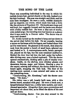 The song of the lark | Cather Willa