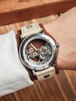 Часы скелетоны мужские механические Power YOURTIME