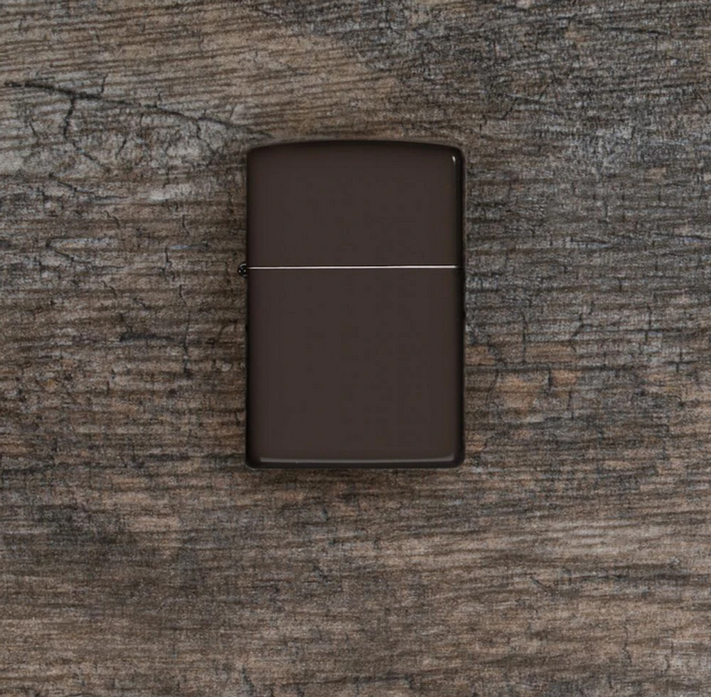 Зажигалка коричневая металлик Brown Matte ZIPPO 49180