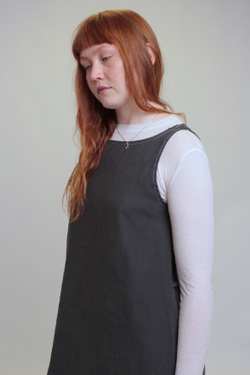 Платье-майка серого цвета