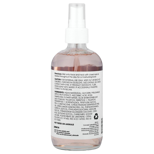 Advanced Clinicals, спрей для лица с антиоксидантным действием, придающий коже сияние, с витамином C и алоэ вера, 222 мл (7,5 жидк. унции)