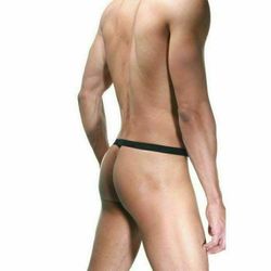 Мужские трусы стринги черные La Blinque LB15383