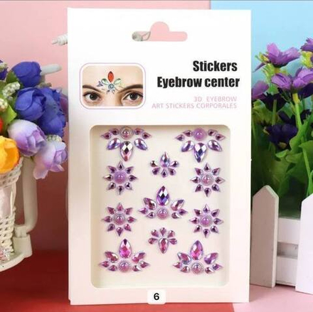 Композиции из страз №6, лиловый