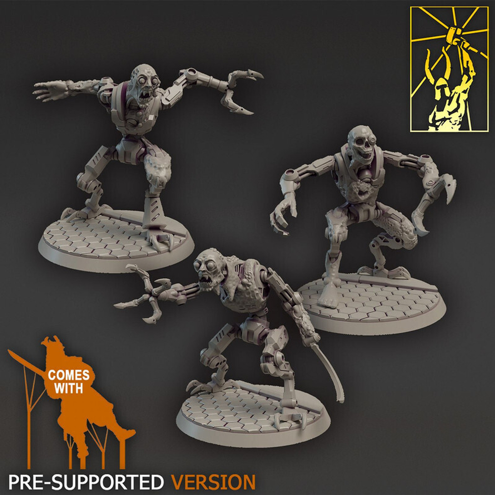 Xenos Armies Necrons Flayed Ones 1 шт. миниатюра для dnd, днд, pathfinder, фентези, Настольная игра, НРИ, Варгейм, РПГ