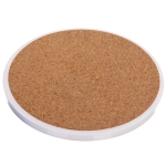 Подставка под кружку керамическая 10,5см «Дед Мороз и Снегурочка»