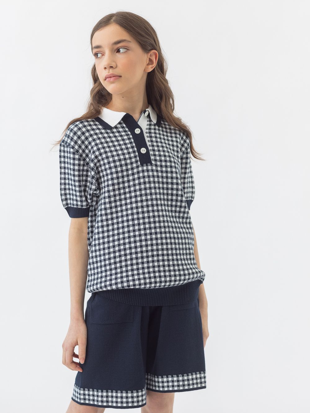 Джемпер поло для девочки