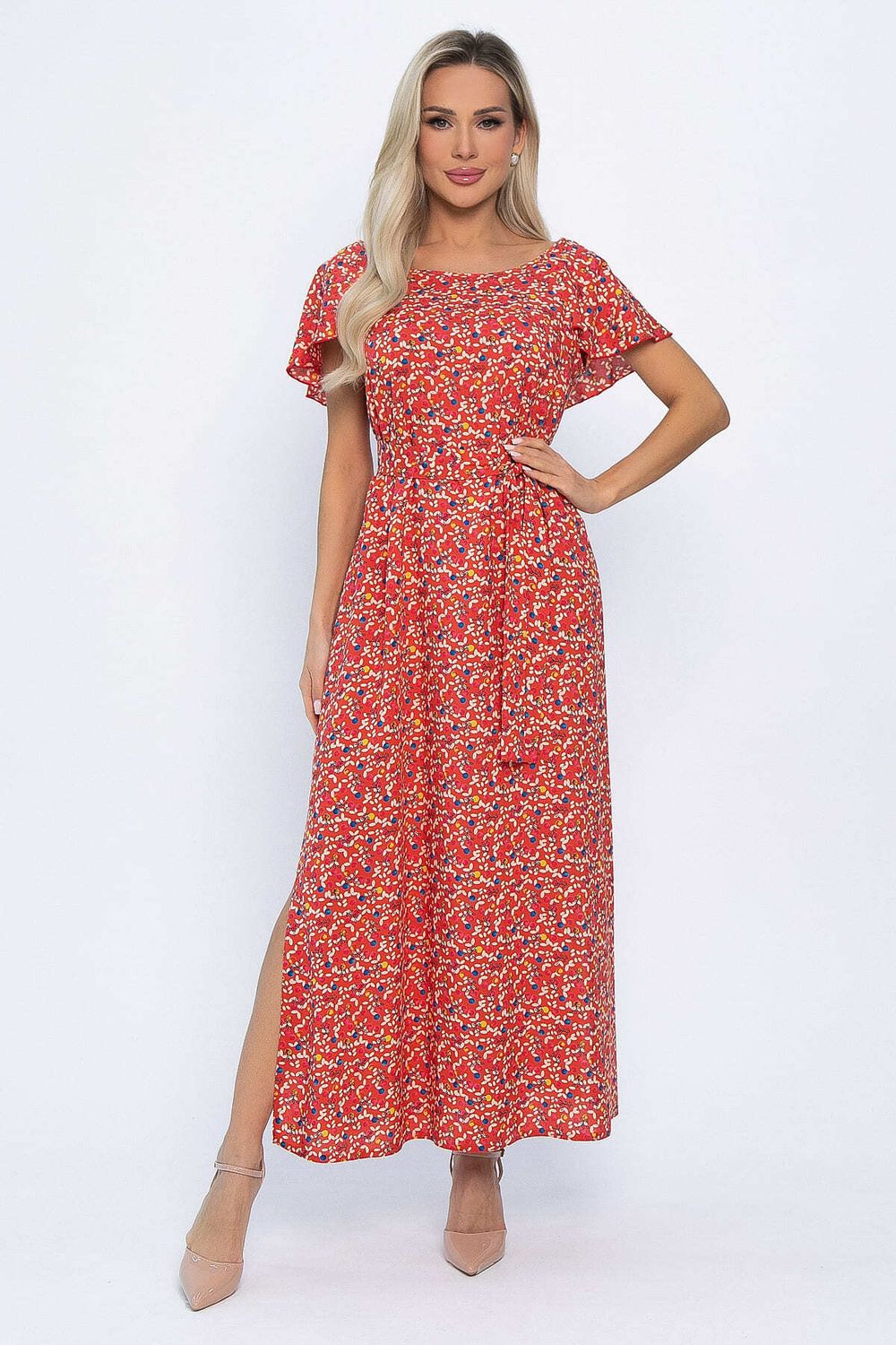 Платье Вечер свиданий (красное) П13829-16М LT Collection