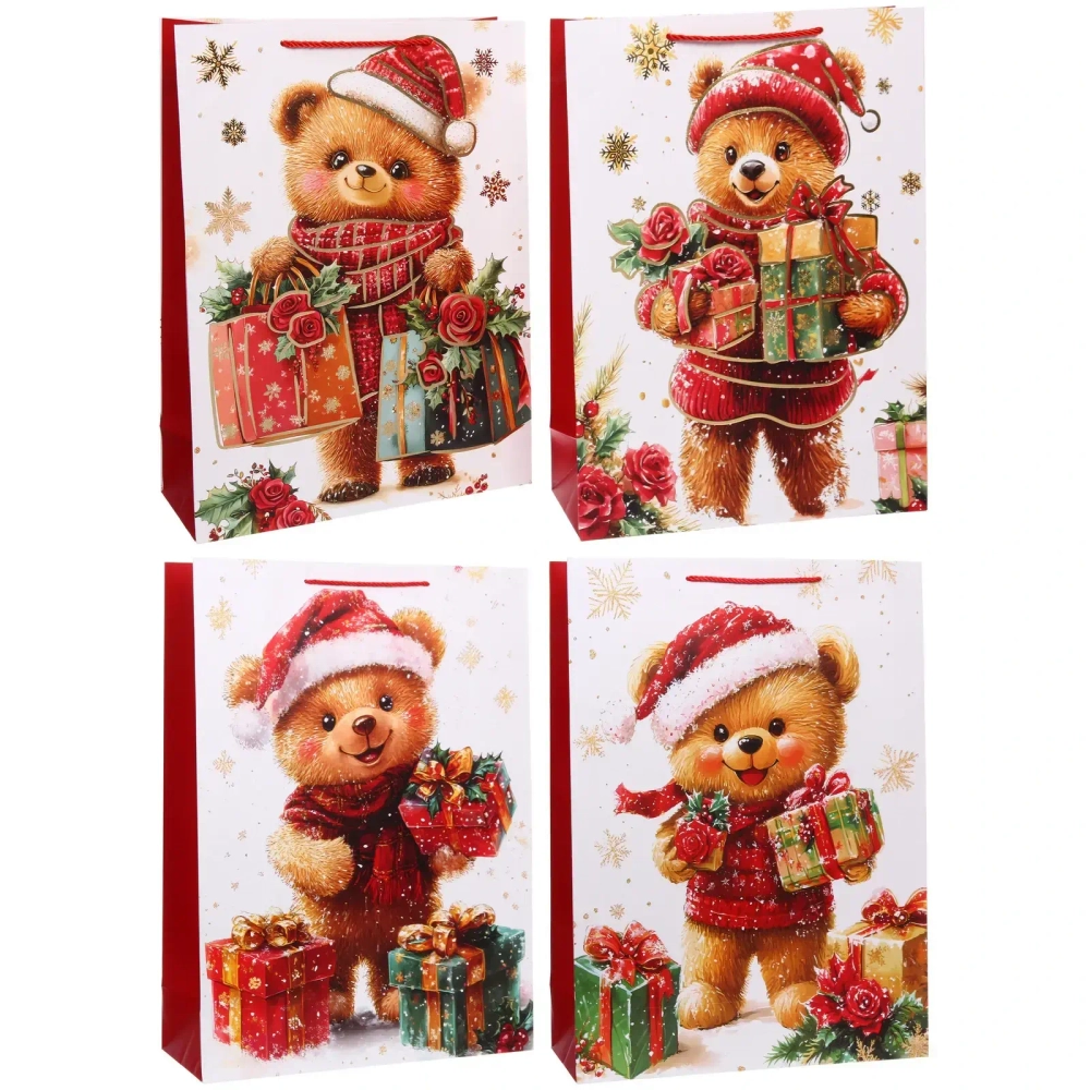 Пакет подарочный «Honey Bear» 40*55*1 см, микс