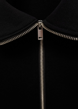 Толстовка из хлопка с воротником на молнии