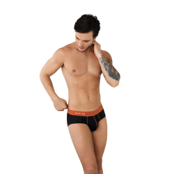 Мужские трусы брифы черные в сетку Clever LINE CLASSIC BRIEF 094911
