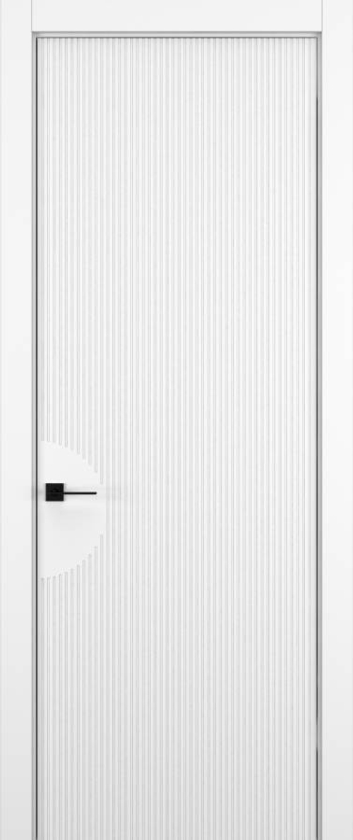 Дверь 6 VERTICAL Матовый Снежный