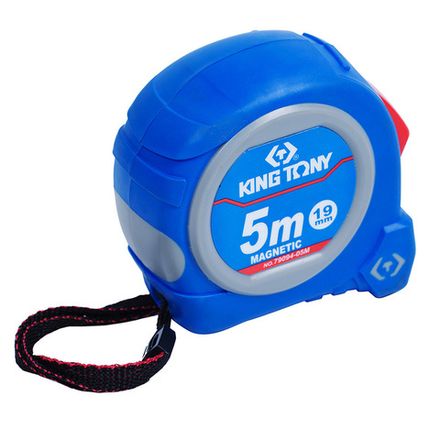 Цена на KING TONY (79094-05M) Рулетка измерительная 5 м, магнитный крюк