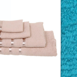 Полотенце махровое 50*90см «LUNA» цвет голубой 06000 плотность 360гр/м2